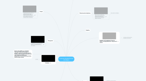 Mind Map: El proceso de planificación estratégica