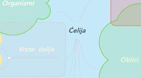 Mind Map: Ćelija