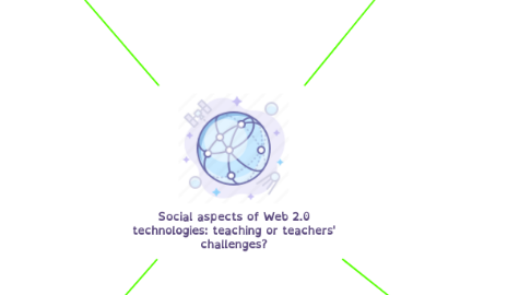 Mind Map: Social aspects of Web 2.0 technologies: teaching or teachers' challenges?