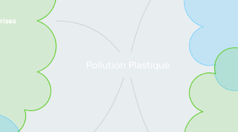 Mind Map: Pollution Plastique