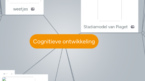 Mind Map: Cognitieve ontwikkeling