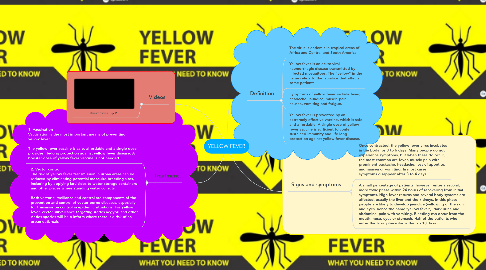 Mind Map: YELLOW FEVER