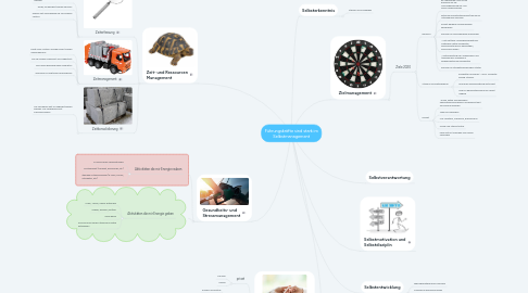 Mind Map: Führungskräfte sind stark im Selbstmanagement