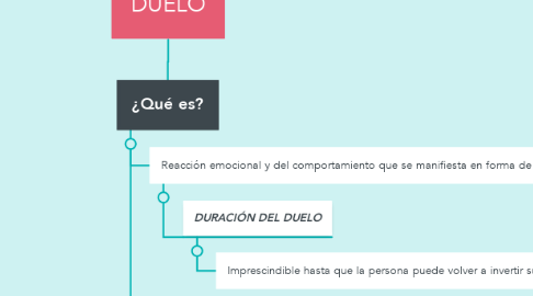 Mind Map: DUELO