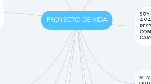 Mind Map: PROYECTO DE VIDA