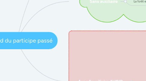 Mind Map: L'accord du participe passé