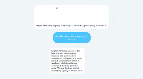 Mind Map: digital marketing agency in miami