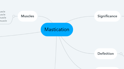 Mind Map: Mastication