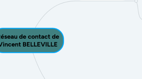 Mind Map: Réseau de contact de Vincent BELLEVILLE