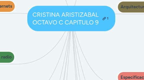 Mind Map: CRISTINA ARISTIZABAL OCTAVO C CAPITULO 9