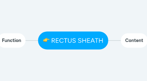 Mind Map: RECTUS SHEATH