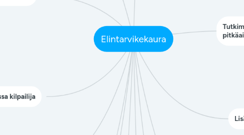 Mind Map: Elintarvikekaura