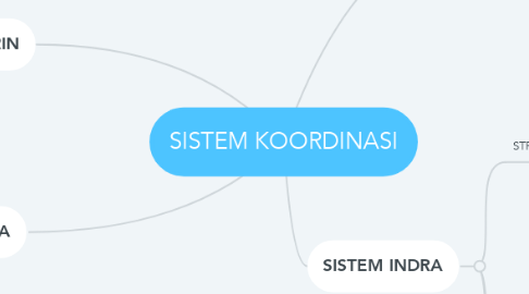 Mind Map: SISTEM KOORDINASI