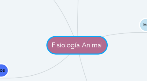 Mind Map: Fisiología Animal