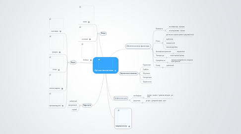 Mind Map: Луг как экосистема