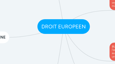 Mind Map: DROIT EUROPEEN