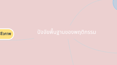 Mind Map: ปัจจัยพื้นฐานของพฤติกรรม