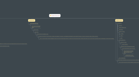 Mind Map: Federal law stuff