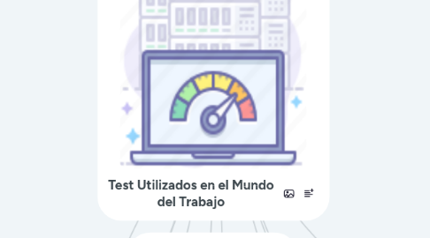 Mind Map: Test Utilizados en el Mundo del Trabajo