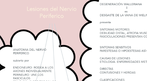 Mind Map: Lesiones del Nervio Periferico