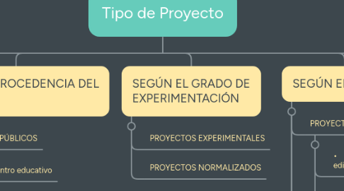 Mind Map: Tipo de Proyecto