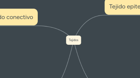 Mind Map: Tejidos