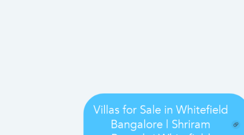 Mind Map: Villas for Sale in Whitefield Bangalore | Shriram Bageshri Whitefield