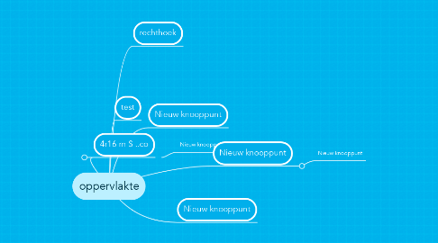 Mind Map: oppervlakte