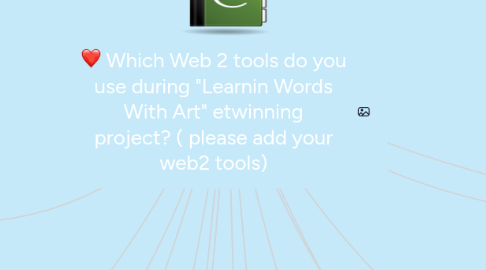 Mind Map: Which Web 2 tools do you use during "Learnin Words With Art" etwinning project? ( please add your web2 tools)