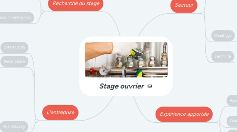 Mind Map: Stage ouvrier