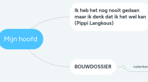 Mind Map: Mijn hoofd