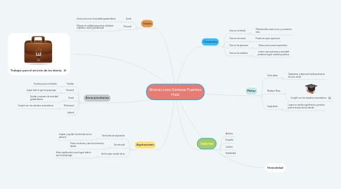 Mind Map: Briana Lizza Denisse Fuentes Heiz