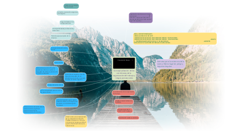 Mind Map: Conceptualización de las condiciones de la organización del trabajo y riesgos psicosociales