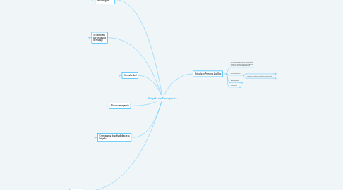 Mind Map: Brigada de Emergencia