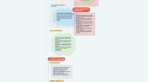 Mind Map: FALLAS EN LOS PAVIMENTOS