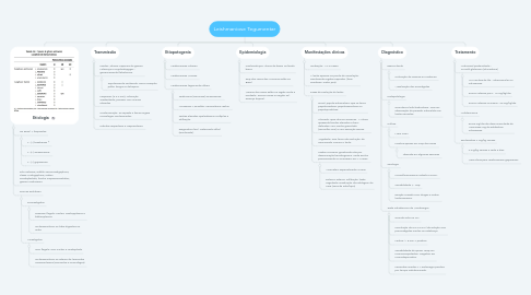 Mind Map: Leishmaniose Tegumentar