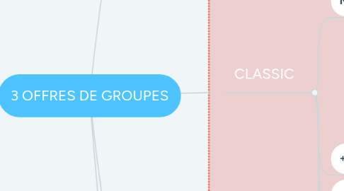 Mind Map: 3 OFFRES DE GROUPES