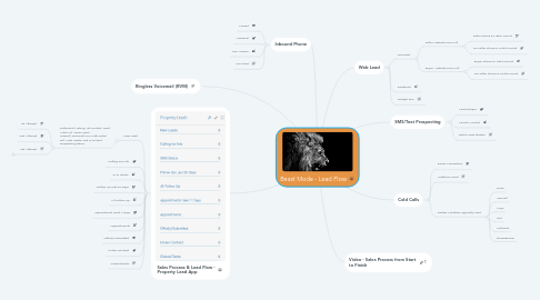 Mind Map: Beast Mode - Lead Flow