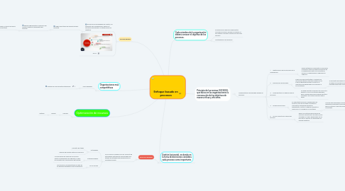 Mind Map: Enfoque basado en procesos