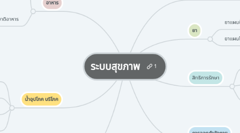 Mind Map: ระบบสุขภาพ