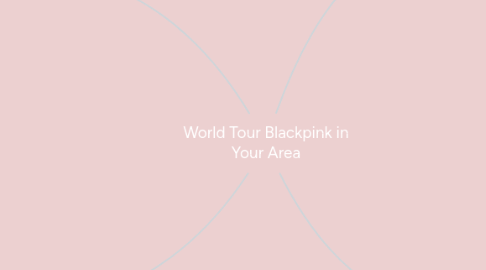 Mind Map: World Tour Blackpink in Your Area