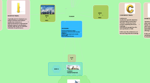 Mind Map: TOURISM