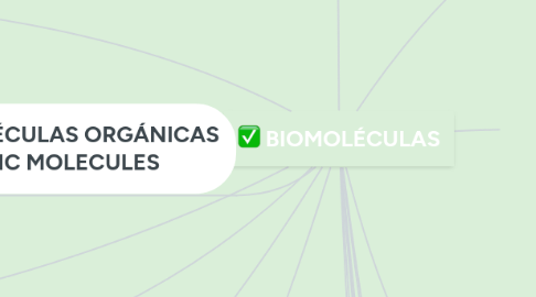 Mind Map: BIOMOLÉCULAS