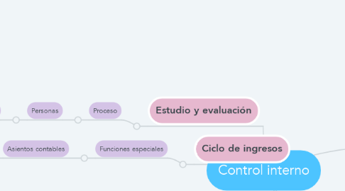 Mind Map: Control interno