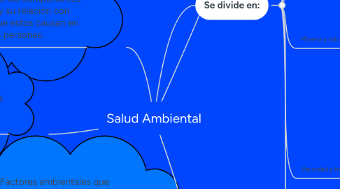 Mind Map: Salud Ambiental