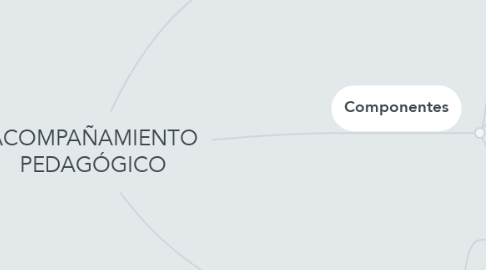 Mind Map: ACOMPAÑAMIENTO PEDAGÓGICO