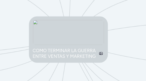 Mind Map: COMO TERMINAR LA GUERRA ENTRE VENTAS Y MARKETING