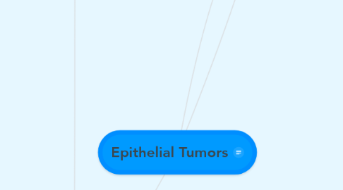 Mind Map: Epithelial Tumors