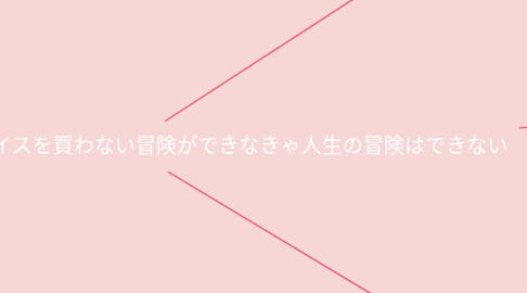 Mind Map: 自己変革準備　【結論】アイスを買わない冒険ができなきゃ人生の冒険はできない