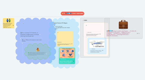 Mind Map: JOINT VENTURES